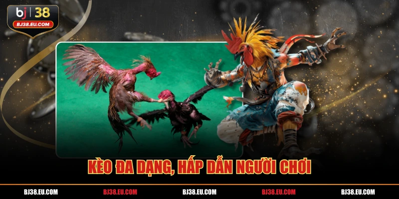 Kèo đa dạng, hấp dẫn người chơi